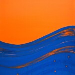 Orange trifft Wasser